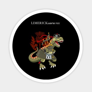 Clanosaurus Rex LIMERICKsaurus Plaid Limerick Irish Ireland Family Tartan Magnet